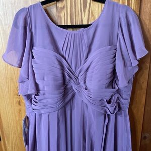 BNWT azazie wisteria dress